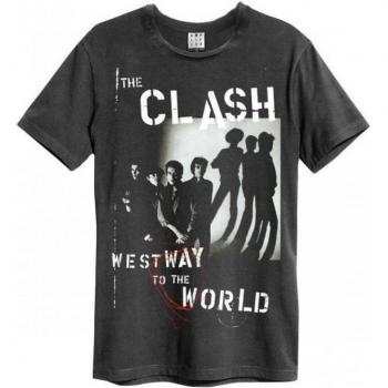 The Clash Westway World T-Shirt – Amplified, 3XL, Charcoal