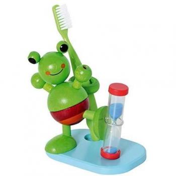 Spazzolino Timer in Legno Frog Porta