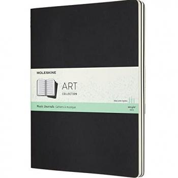 Moleskine XL Art Music Notebook and Cahier Set of 3