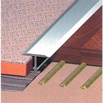 Arcansas Aluminum T-Section Satinato Mm 14 Pavimentazione Cm 270 Silver Pieces