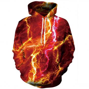 Galaxy Tunnelzug XXL Kapuzenpullover – 3D Design