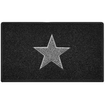 Spaghetti-Style Entrance Mat – 75 × 44 cm, Black