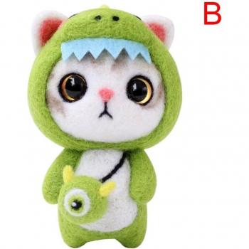 Muñeca de Gato de Fieltro para Hacer a Mano
