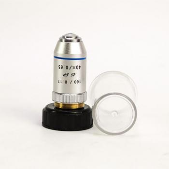 Objectif semi-plan achromatique 4X à 100X, Dist. conjugée de 195 mm pour microscope biologique 4/160/0.17 45EP