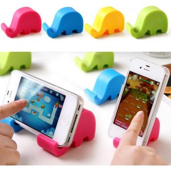 Support de téléphone à la silhouette d’éléphant