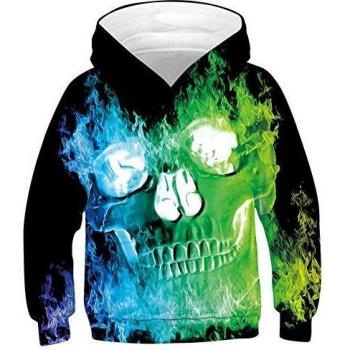 Sudadera Deportiva Calavera Negra