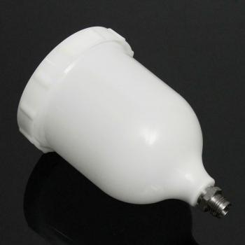 Replacement 600ML White Paint Cup for Devilbiss / TEKNA Pro Pri FLG Sprayer Tool