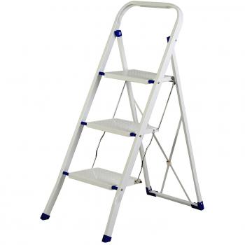 Scala in acciaio 3 gradini 46,5 x 74,5 x 104 cm
