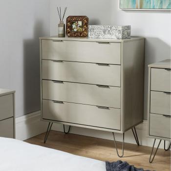 Acadia Modern Industrial 4 Drawer Chest Storage Unit