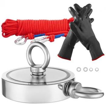 Magnet de Pêche VEVOR 907 kg – Kit double face + Neodyme