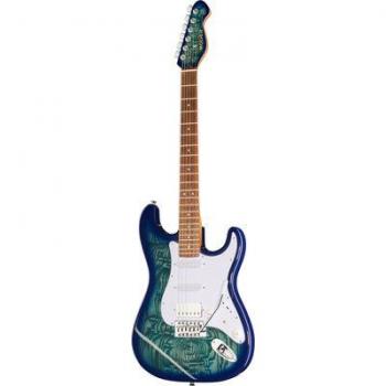 Mooer MSC20 Pro – version Ocean Blue, guitare électrique et housse incluses