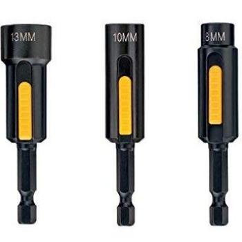 DEWALT Steckschlüssel-Set 3-tlg. magnetisch 1/4 Zoll