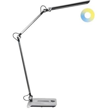 Lampe de Bureau LED avec Minuterie Argentée