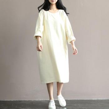 Vestido de manga larga para embarazadas