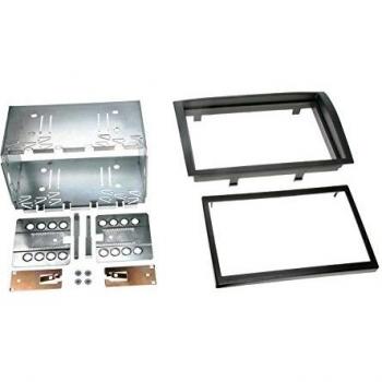 Support autoradio 2-DIN noir pour Citroën Jumper, Fiat Ducato, Peugeot Boxer