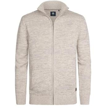 Maglione Completo con Zip M-3050-KWC216 Antico Bianco 3XL