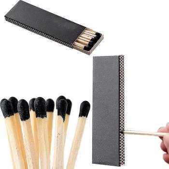 Fósforos Negros Premium con Papel Striker