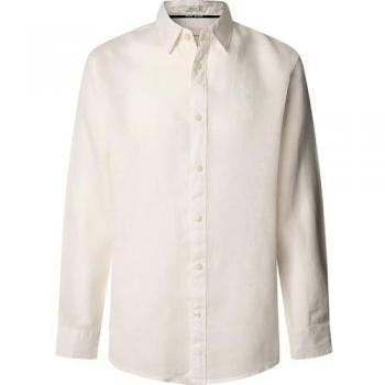 Pepe Jeans Arnaud Freizeithemd – Knopffront, weiß, M (Regular)