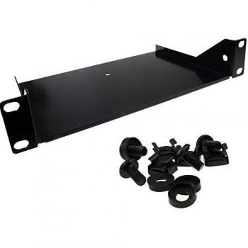 1U Shelf Bracket, Fixed, 150mm Deep, Black, 10 Cabinet Compatible