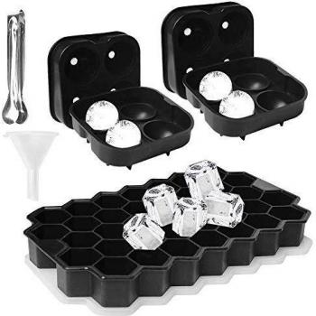 GDORUN Reusable Whiskey & Cocktail Ice Trays