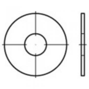 Rondelle large A2 TOOLCRAFT 1069846 Ø intérieur 10.5 mm 100 pcs