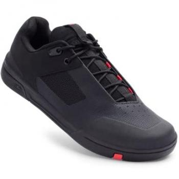 Crank Brothers Mountain Bike Lace-Up Flat Shoes Black/Red 7.5 Men's