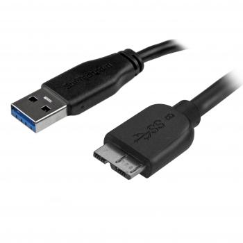 USB 3.0 6‑inch StarTech Short Slim 15 cm Cable