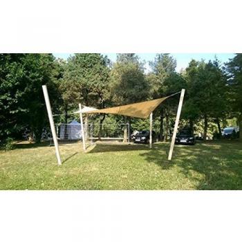 Tenda da Sole Quadrata 3x3 m – Materiale Traspirante