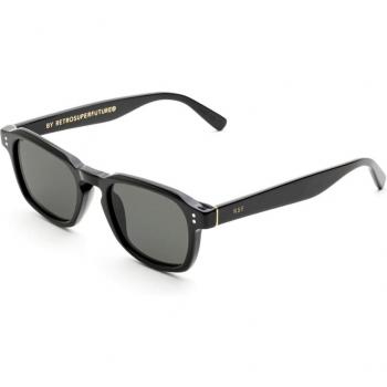 Retrosuperfuture Black Elegant Unisex Sunglasses 49 MM