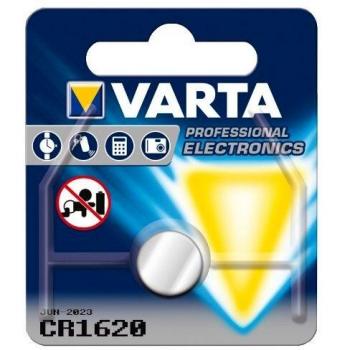 Batería de botón de litio Varta 1x 3V CR 1620 CR1620 3 V 70 mAh 1.55 V