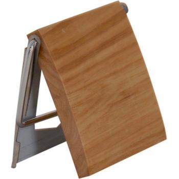 Panneau de fixation papier WC inox marron