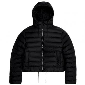 Rains Daunenjacke Unisex 15820 Schwarz Regular Fit L Unisex