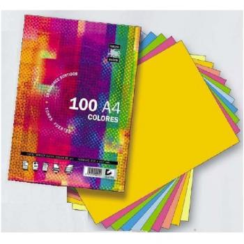 Papel A4 80g 100 Hojas 10 Colores