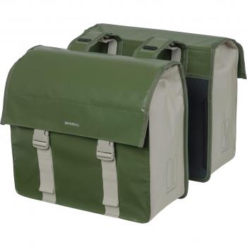 BASIL Urban Load Fahrradkorb Doppelpacktasche, moosgrün