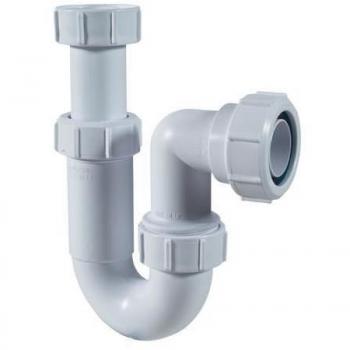 Mcalpine Tubular Adjustable Swivel P Trap 32mm Bathroom Basin Sink