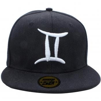 Gemini 4Sold Zodiac 12 Konstellation Hip Hop Snapback Mütze mit 3D-Stickerei