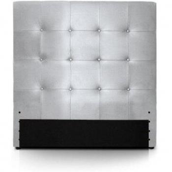 Tête de Lit Design Luxor Bois Argent 90 cm