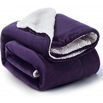 Tessuto Morbido Plaid per Letto Singolo