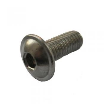 Nobrand M6 x 35mm Linsenschraube mit Bund aus Edelstahl