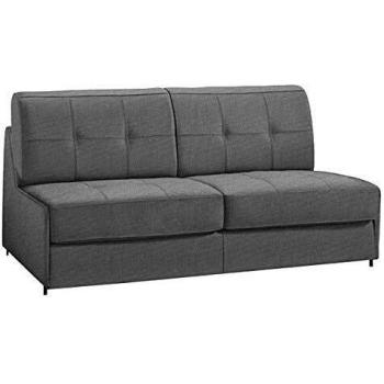 Canapé Intenso XXL 4-5 places convertible express en tweed gris