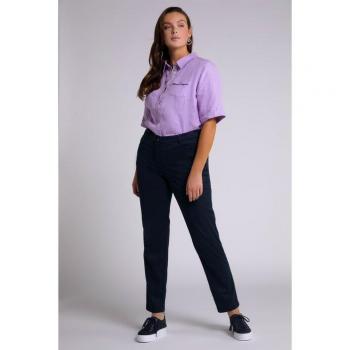 Pantaloni Sophie in tessuto elasticizzato, Donna, Blu, Taglia 50