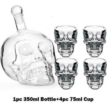 Kit Vaso de Chupito Calavera
