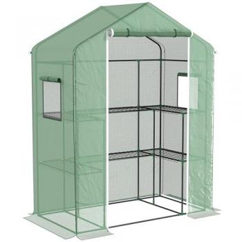 Invernadero para Cultivo de Plantas Outsunny 140x73x190 cm
