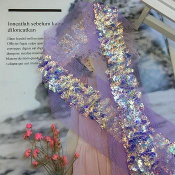 Shiny Polyester Lace Ribbon for Sewing