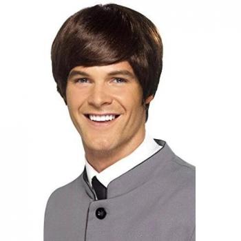 Brown 1960s Mod Wig for Men – Short Cut