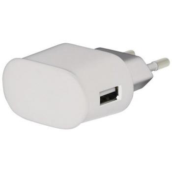 Chargeur Secteur USB 1A Blanc
