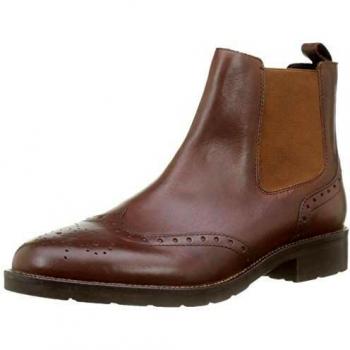 Geox D BETTANIE G, Botas de Mujer, Estilo Chelsea, Color Marrón