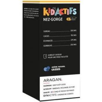 Synactifs Kid Actifs Sirop nez gorge aux saveurs de cassis et de miel