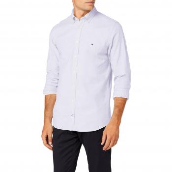 Camisa Oxford Slim de Tommy Hilfiger, para Hombre, Color Blanco (Bright White 100)