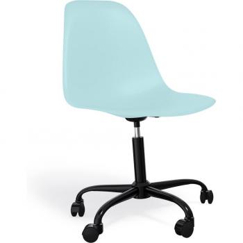 Sedia Da Scrivania Privatefloor Denisse Pastel Blue 4 Ruote